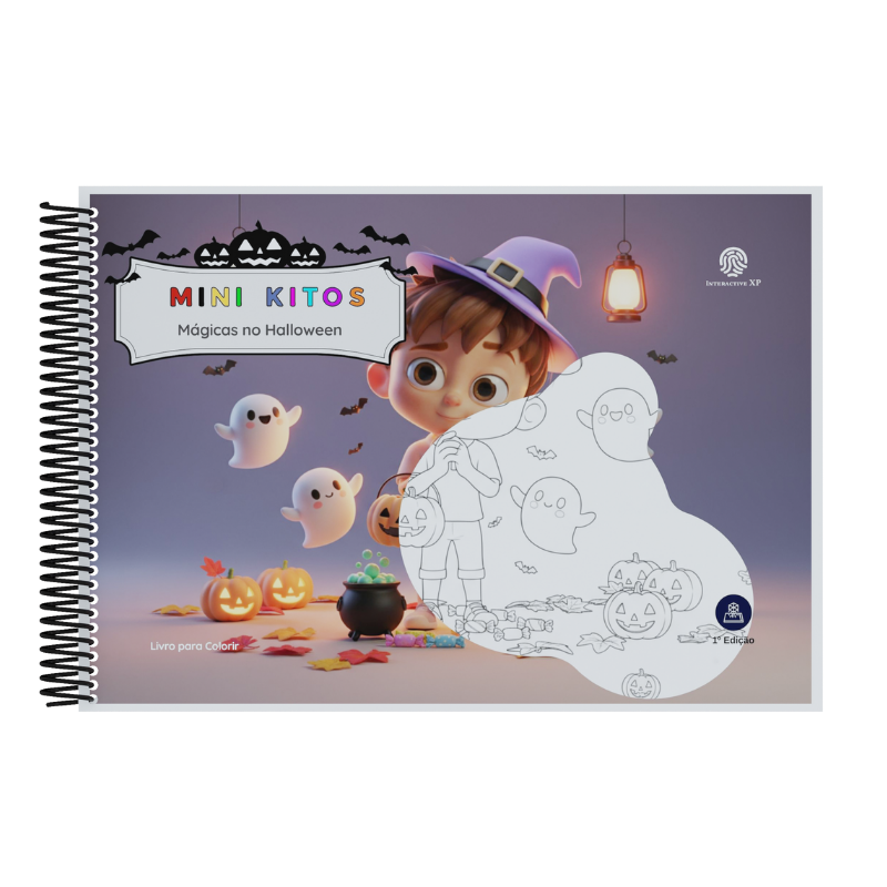 Livro de Colorir Coloridinhos Halloween